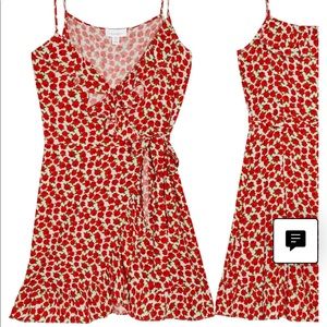 NWT Topshop wrap mini dress